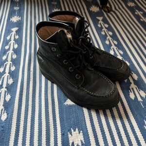 Frye Black Leather Boys Boots